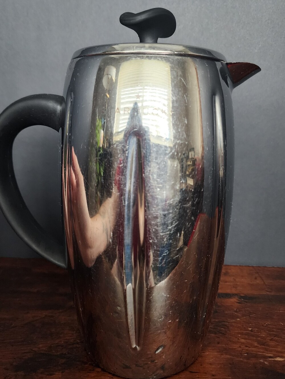 Starbucks Barista French Press Coffee Maker Stainless Steel Insulated 32 oz 2003